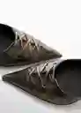 Zapatos Cian Gris Talla 37 Mujer Mango