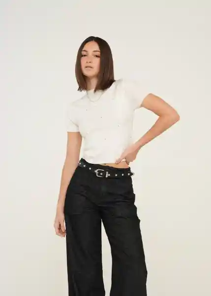 Tejido Mujer Crudo Marfil Claro Talla L 489g020 Naf Naf