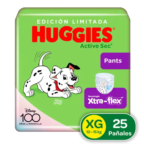 Huggies Pañal Active Sec Pants Talla XG