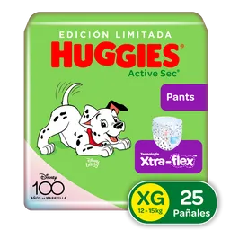 Huggies Pañales Active Sec Pants Talla XG