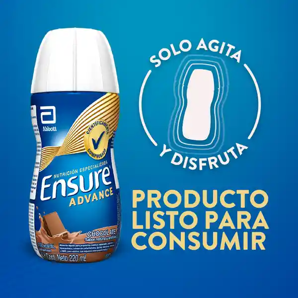 Ensure Advance Chocolate Con Proteína + Hmb Líquido