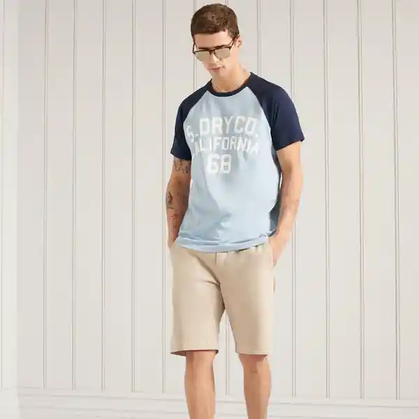 Superdry Camiseta Cali Surf Graphic Baseball Tee Talla S