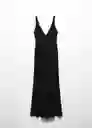 Vestido Vbbolton Negro Talla M Mujer Mango