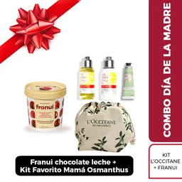 Combo L'Occitane Mamá Osmanthus + Franuí Bañadas en Chocolate