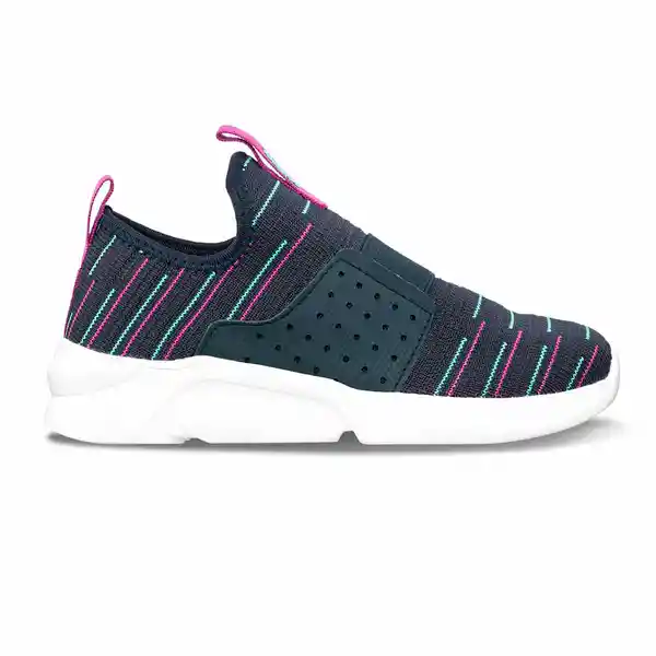 Los Gomosos Tenis Inga Para Mujer y Niña Azul/Fucsia Talla 36