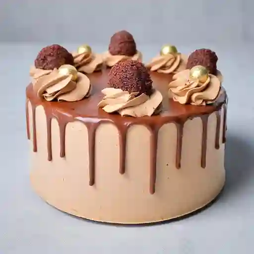 Media libra torta chocoarequipe