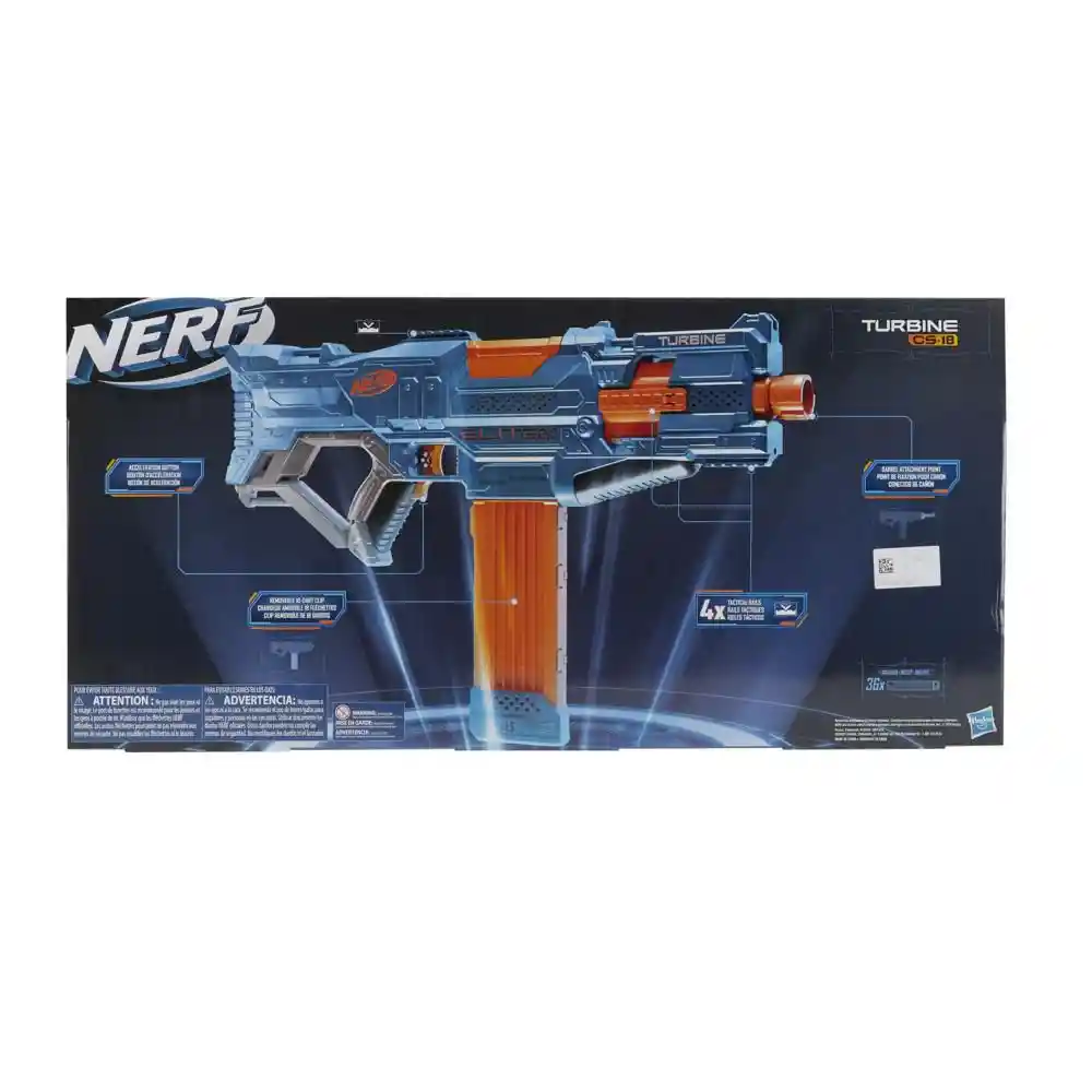 Nerf Lanzador Elite 2.0 Turbine CS18 