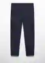 Pantalón Canet Navy Talla 40 Hombre Mango