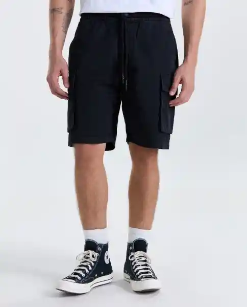 Bermuda Hombre Negro Talla 32 859G000_NEG194004 Americanino