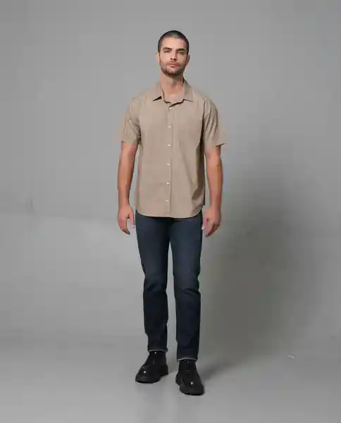 Camisa Hombre Beige XL 110 110G001_BEI151306 Rifle