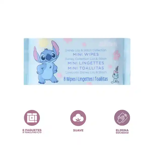 Toallita Con Ácido Hialurónico Serie Disney Lilo & Stich Miniso
