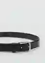 Cinturón Basico Negro Talla 91 Hombre Mango