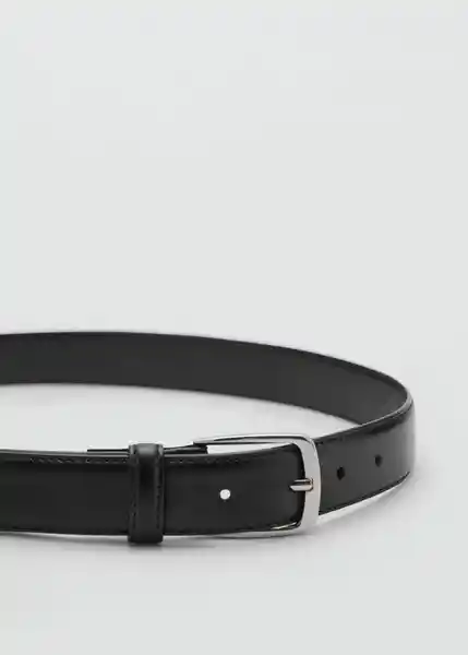Cinturón Basico Negro Talla 91 Hombre Mango