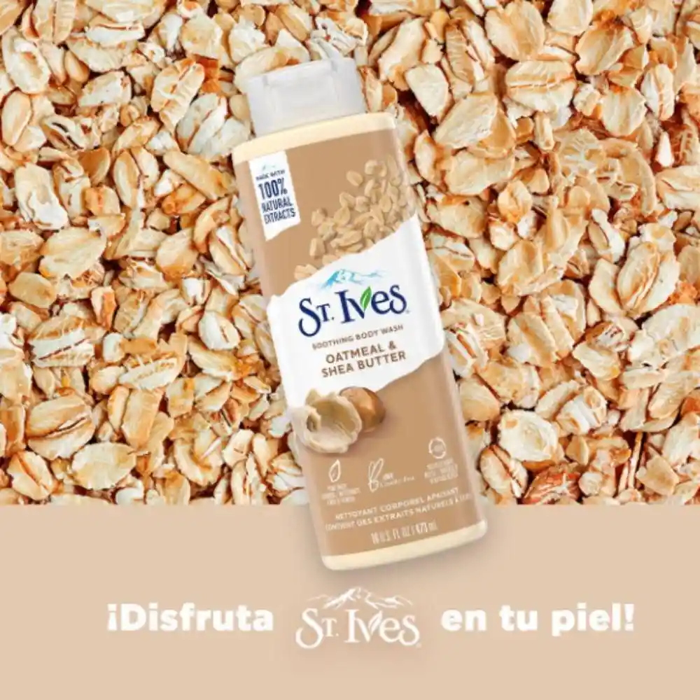 ST. Ives Gel de Baño con Avena y Manteca de Karité