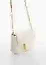 Bolso P Fido Beige Mujer Mango