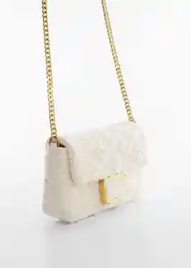 Bolso P Fido Beige Mujer Mango