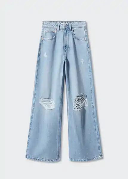 Pantalón Jean Rotos Tejano Claro Talla 20 Mango Teen Girl Mango