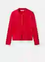 Saco Jersey Titos Rojo Talla M Mujer Mango