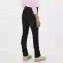 Jean Diva Tiro Medio Bota Recta Negro Talla 8 - 471794