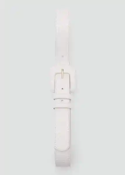 Cinturón Maite Crudo Talla S Mujer Mango