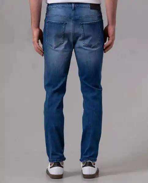 Jean Straight Hombre Azul Alferez Oscuro T 40 95644 Rifle