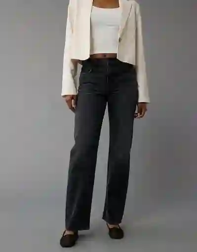 Jean Mujer Negro Talla: 8 REGULAR 5016045 American Eagle