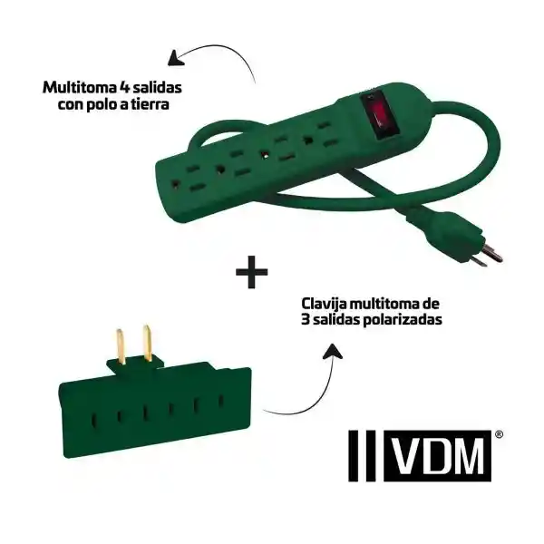 Vdm Kit de Multitomas VDM-40163