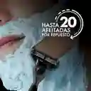 Gillette Máquina de Afeitar Mach3 Carbono 12 Repuestos
