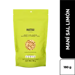 Hatsu Maní con Sabor Sal Natural a Limón y Sal