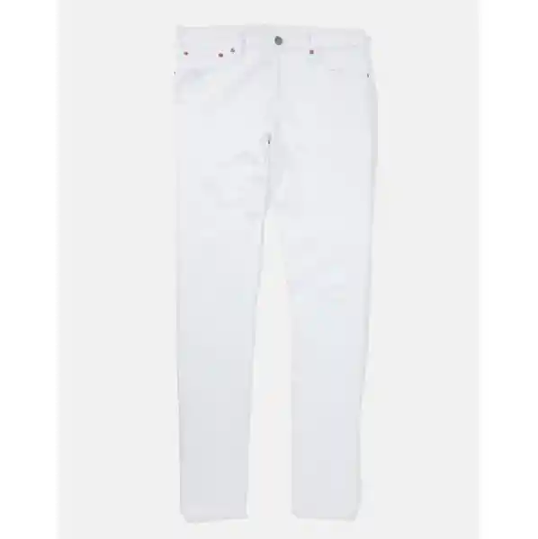 Jean Slim Hombre Blanco Talla 38 x 32 American Eagle