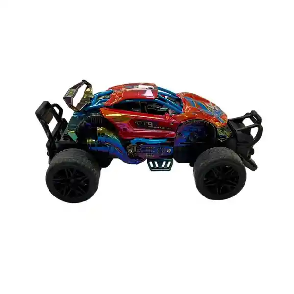 Toy Logic Carro a Control Remoto Gama Force Rojo Con Luces Uv