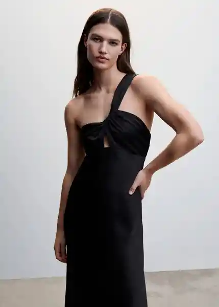 Vestido Leandra Negro Talla XS Mujer Mango