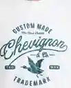 Camiseta Graphic Crudo Prístino Claro T S Chevignon