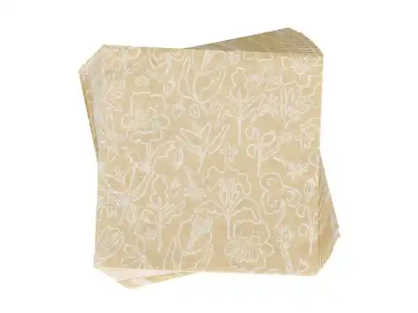 Set Servilletas Papel Amarillo Casaideas