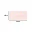 Toalla de Baño de Microfibra Acanalada Rosa Serie Miniso