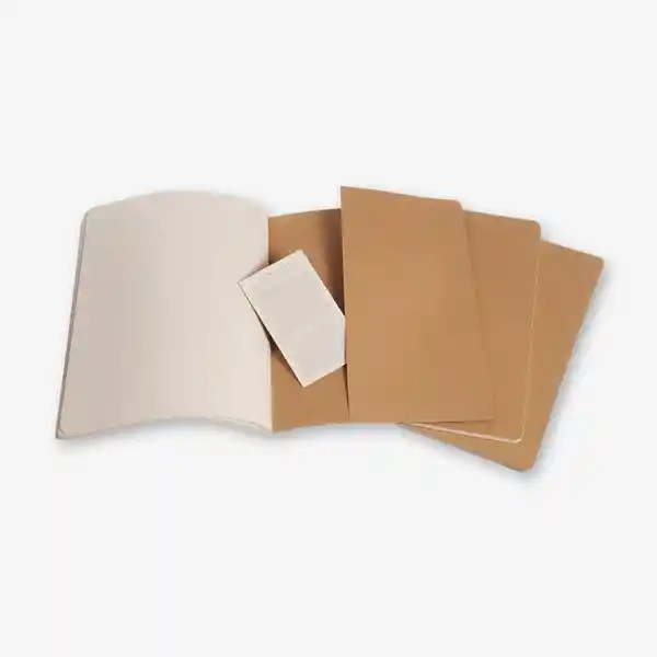 Inkanta Libreta Cahier Hoja Blanca Kraft Grande