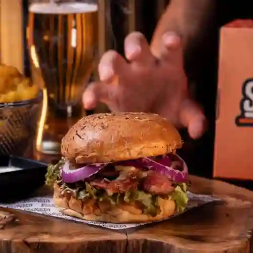 Hamburguesa Costilla Ahumada