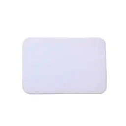 Krea Piso Baño Memory Foam Textura Blanco