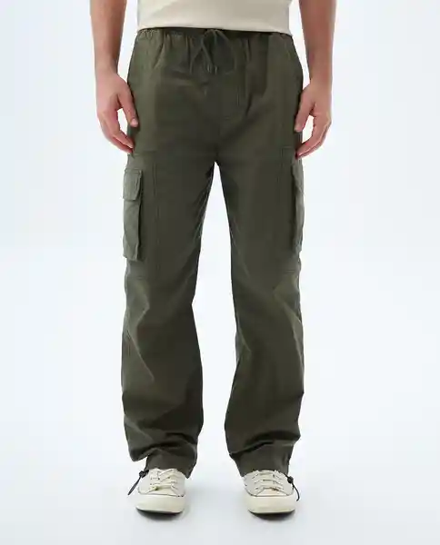 Pantalón Hombre Verde Talla 32 839f001 Americanino