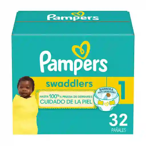 Pañal Desechables Pampers Swaddlers Etapa 1 32 Und​