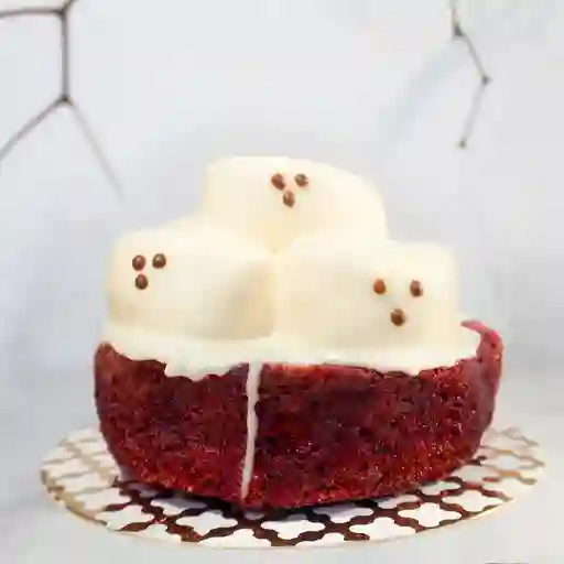 Torta brownie fantasma redvelvet pequeña