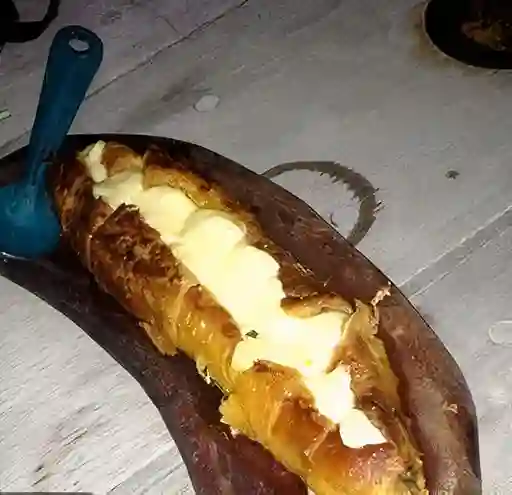 Platano con Queso y Bocadillo