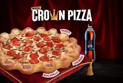 Crown Pizza Lover´s o Suprema+Gaseosa 1L
