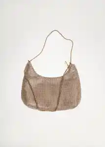 Bolso P Sasha Oro Talla 99 Mujer Mango