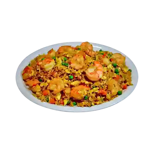 Media Caja Arroz Chino de Camarón y Pollo