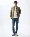 Chaqueta Hombre Beige Talla M 821G000_BEI161110 Americanino