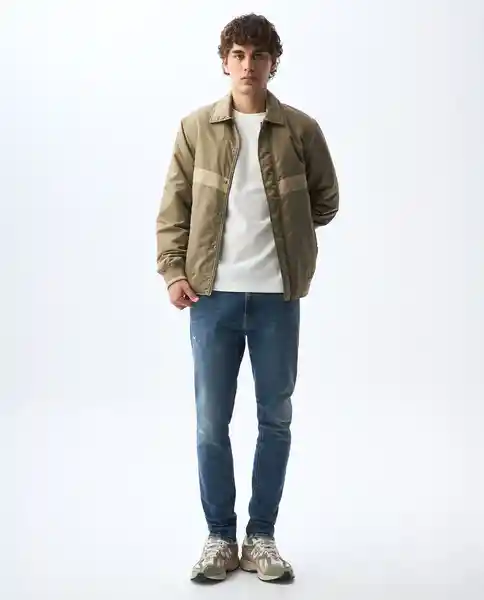 Chaqueta Hombre Beige Talla M 821G000_BEI161110 Americanino