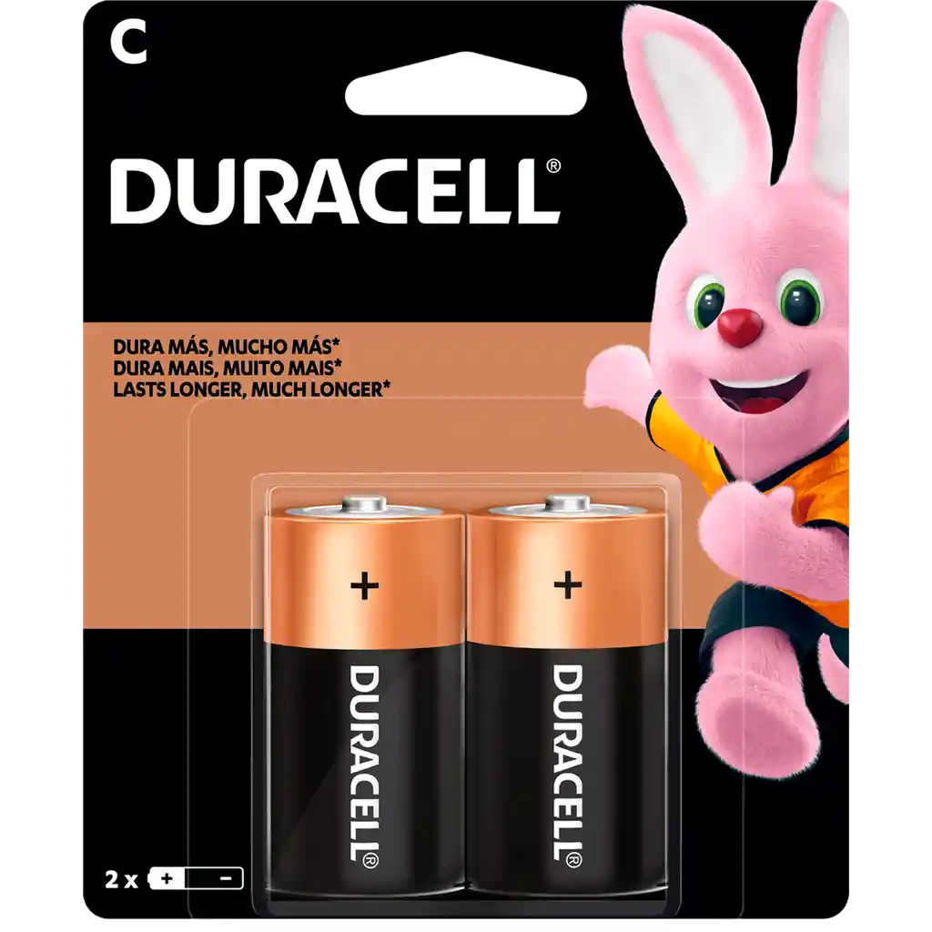 Duracell Tipo C X2