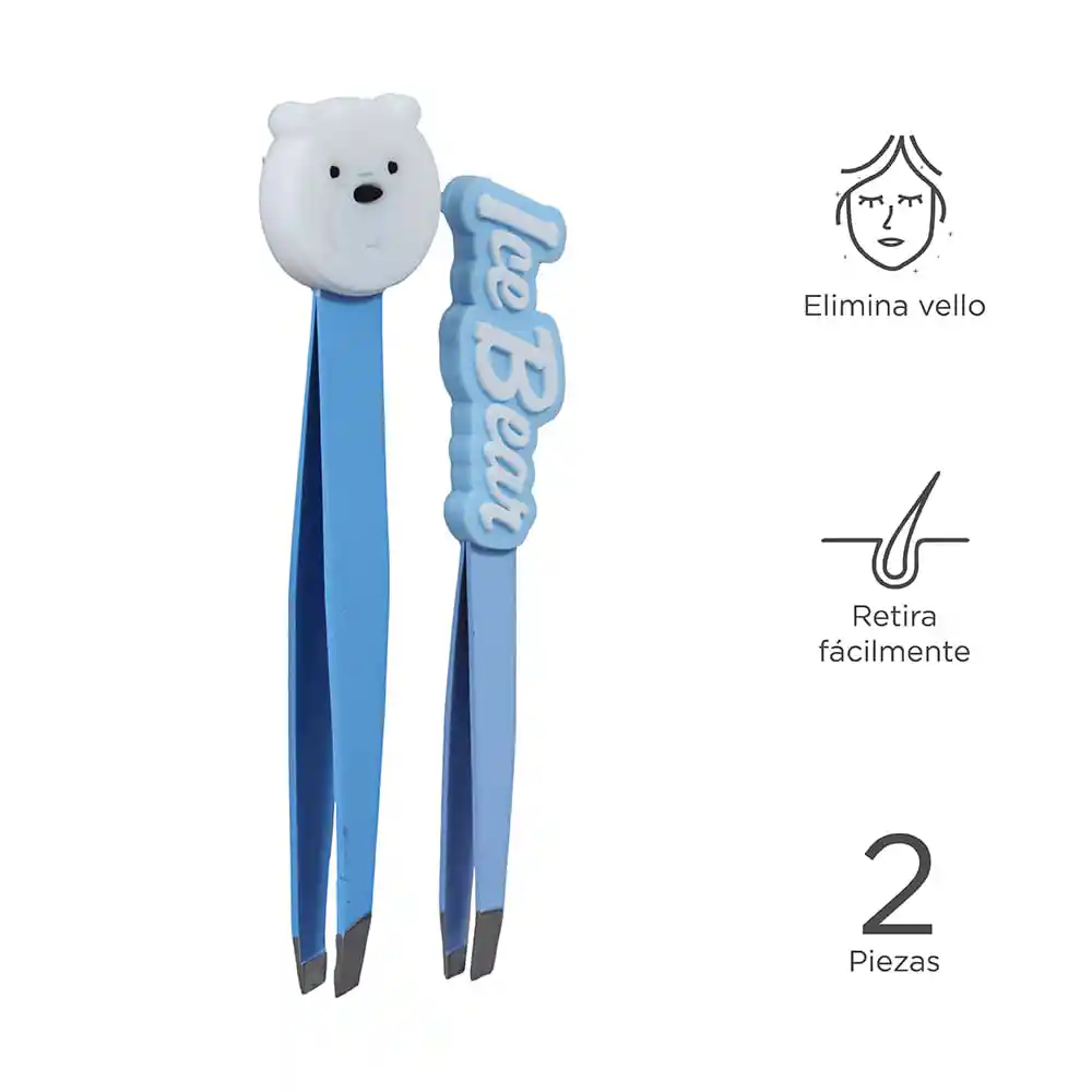 Pinza Para Cejas we Bare Bears Ice Bear 5.0 Miniso