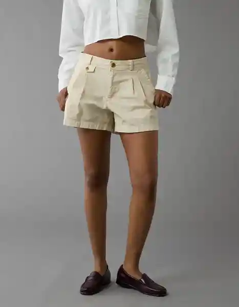 Short Mujer Beige Talla: 4 8255106 American Eagle